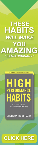High Performance Habits by Brendon Burchard